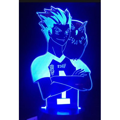 Luminária em Acrílico Haikyuu 04 Bokuto